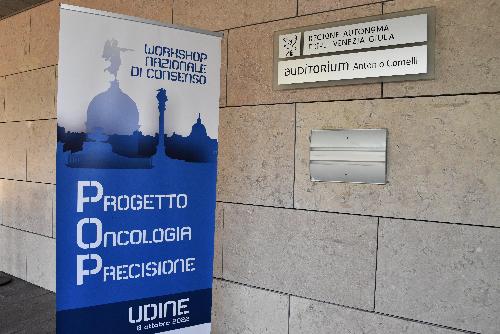 Il workshop sull'Oncologia di precisione nella sede della Regione di Udine